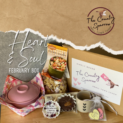 Heart and Soul February Sparrow box by The Country Sparrow