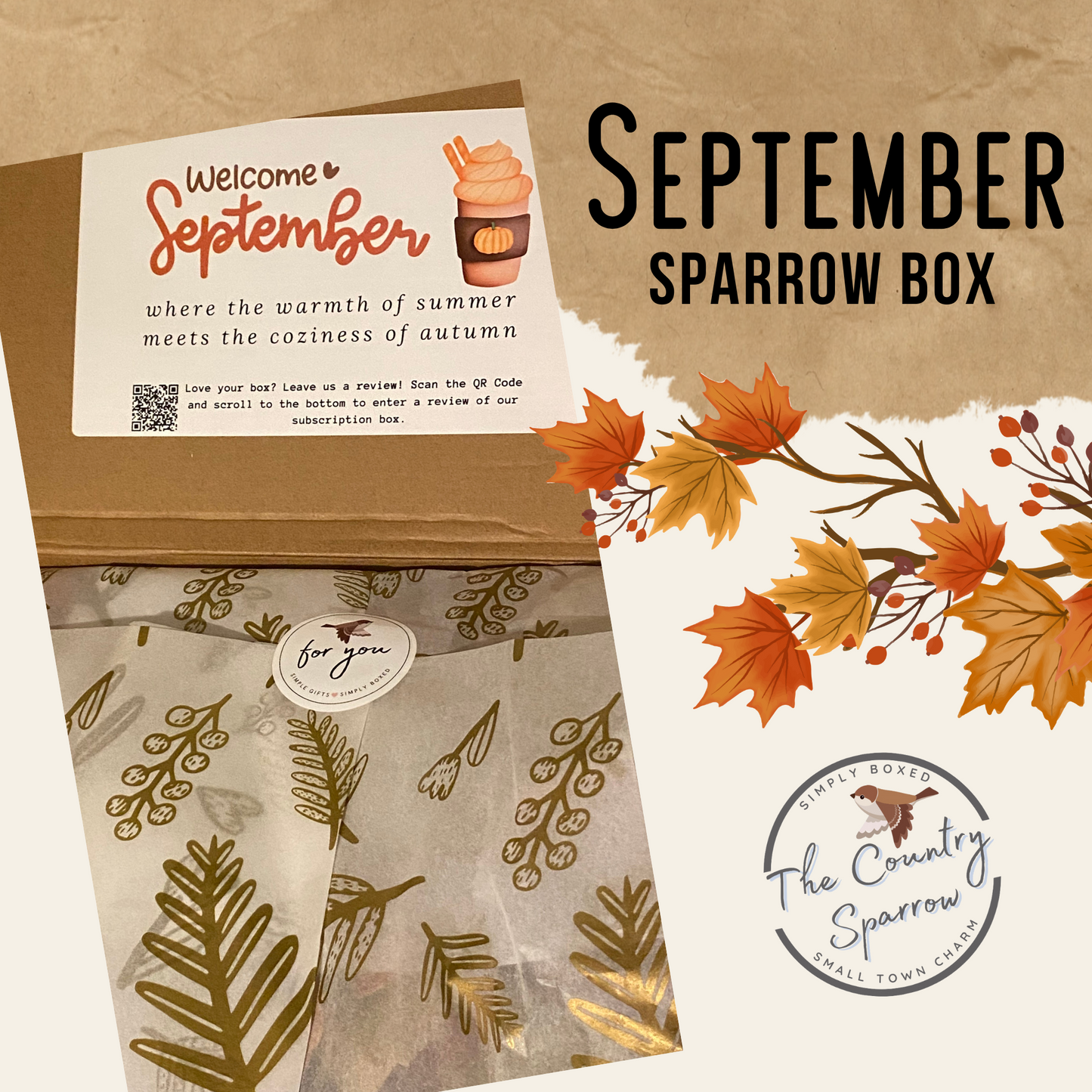 September Sparrow Box