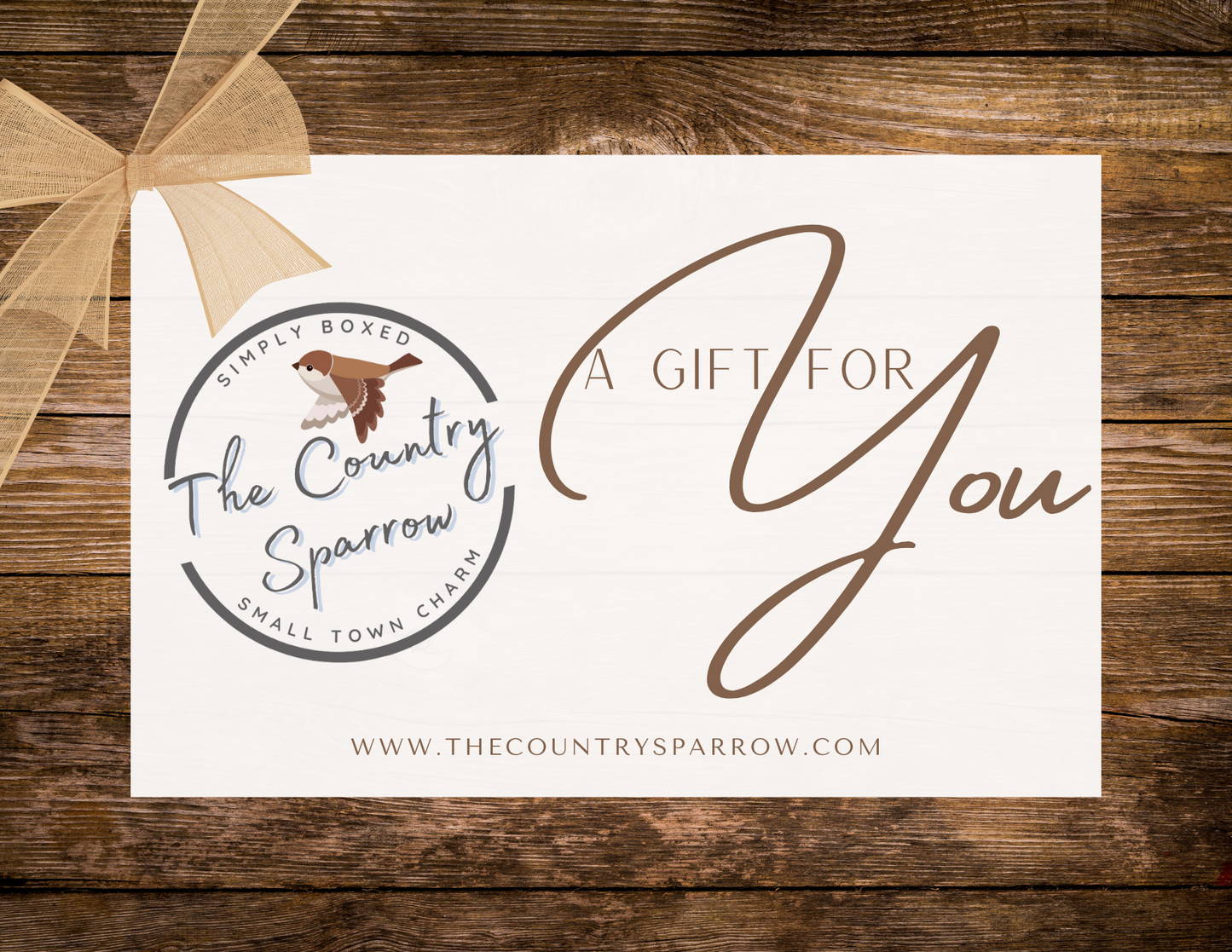 The Country Sparrow Gift Card